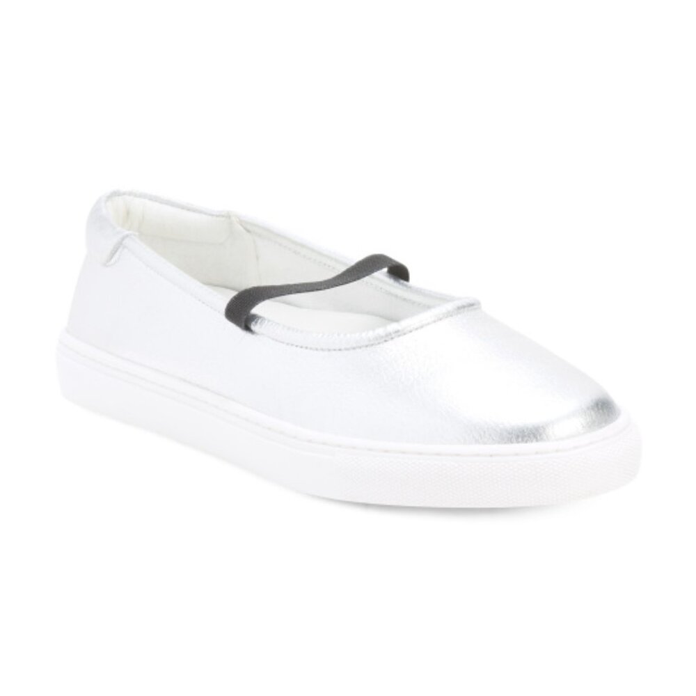 Mary Jane Seychelles Metallic flats.